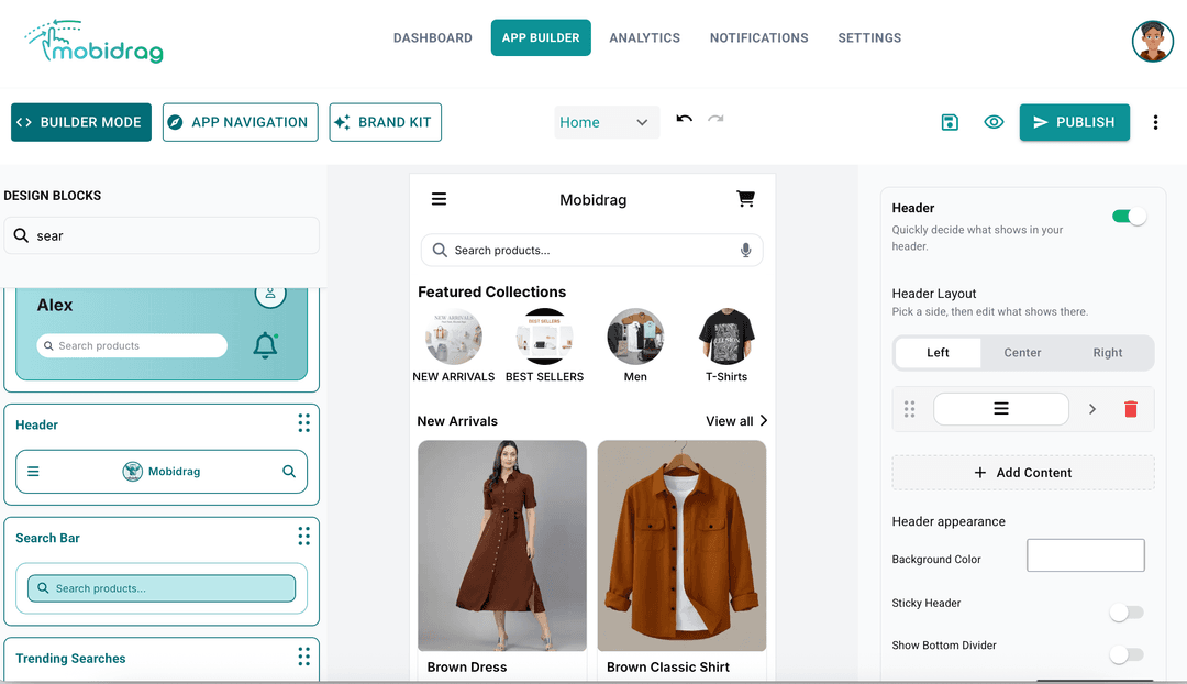 MobiDrag – Native Mobile App Builder for Shopify | MobiDrag